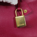 SAINT LAURENT Sac De Jules Hand Bag Leather 2way Pink 324823 Auth am6195-15