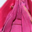 SAINT LAURENT Sac De Jules Hand Bag Leather 2way Pink 324823 Auth am6195-20