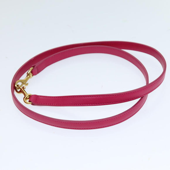 SAINT LAURENT Sac De Jules Hand Bag Leather 2way Pink 324823 Auth am6195