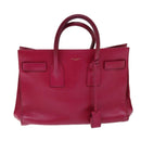 SAINT LAURENT Sac De Jules Hand Bag Leather 2way Pink 324823 Auth am6195-2