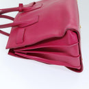 SAINT LAURENT Sac De Jules Hand Bag Leather 2way Pink 324823 Auth am6195-5