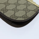 GUCCI GG Supreme Coin Purse PVC Beige 64 03 114 Auth am6199-15
