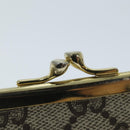 GUCCI GG Supreme Coin Purse PVC Beige 64 03 114 Auth am6199-8