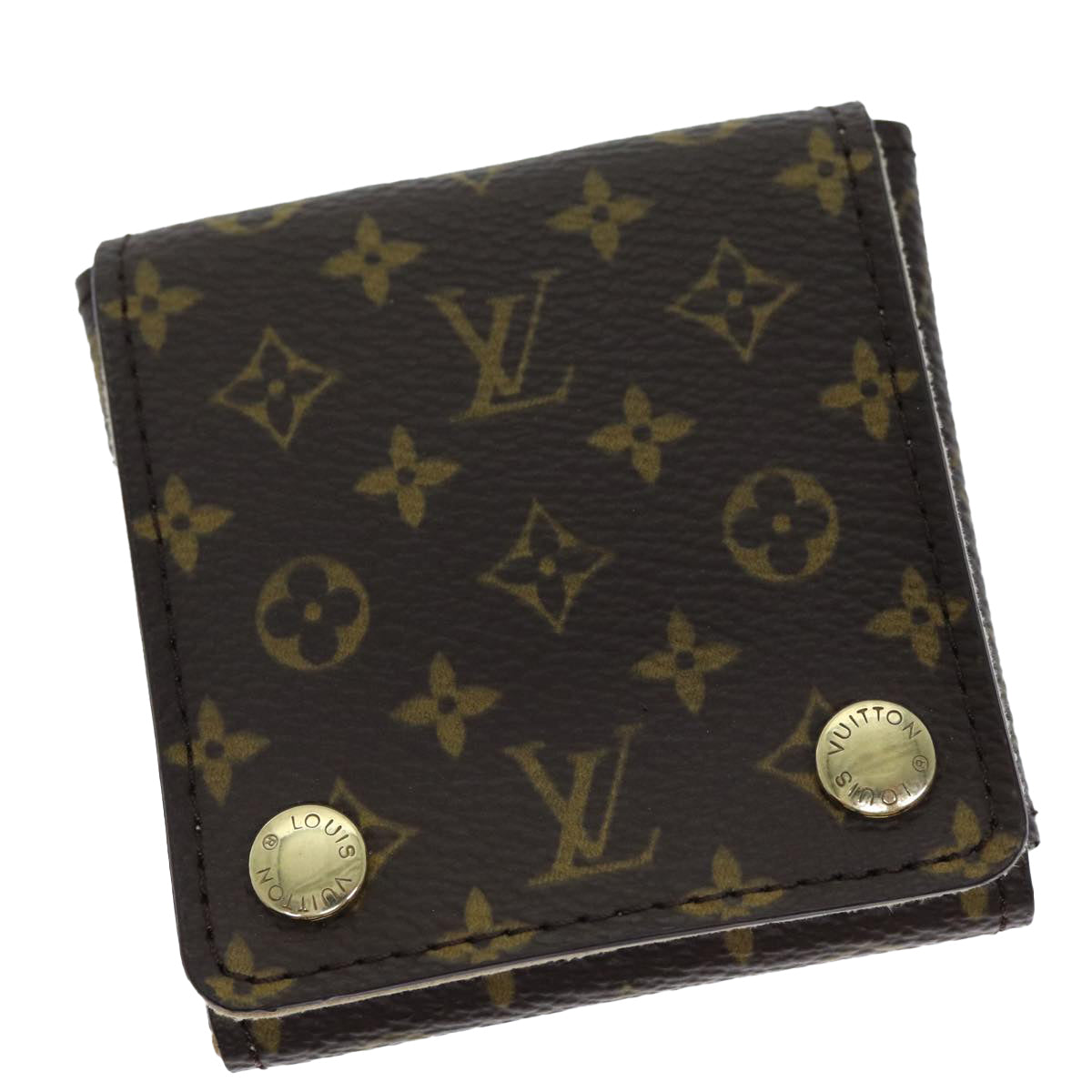 LOUIS VUITTON Monogram Jewelry Case Jewelry Box LV Auth am6202