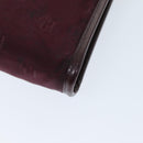 Christian Dior Chain Shoulder Bag Nylon Red Auth am6209-15