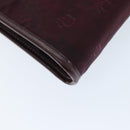 Christian Dior Chain Shoulder Bag Nylon Red Auth am6209-16