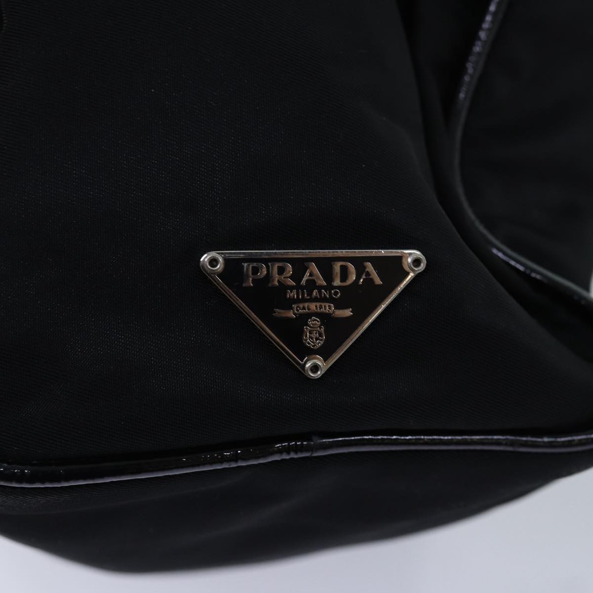 PRADA Shoulder Bag Nylon Black Auth am6210