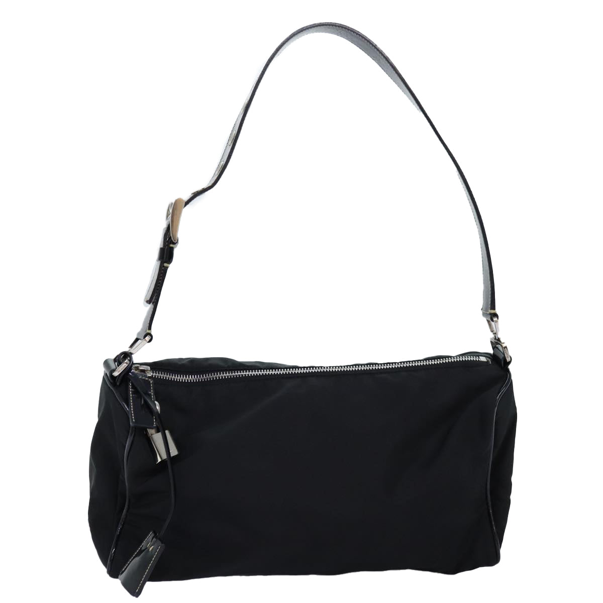 PRADA Shoulder Bag Nylon Black Auth am6210