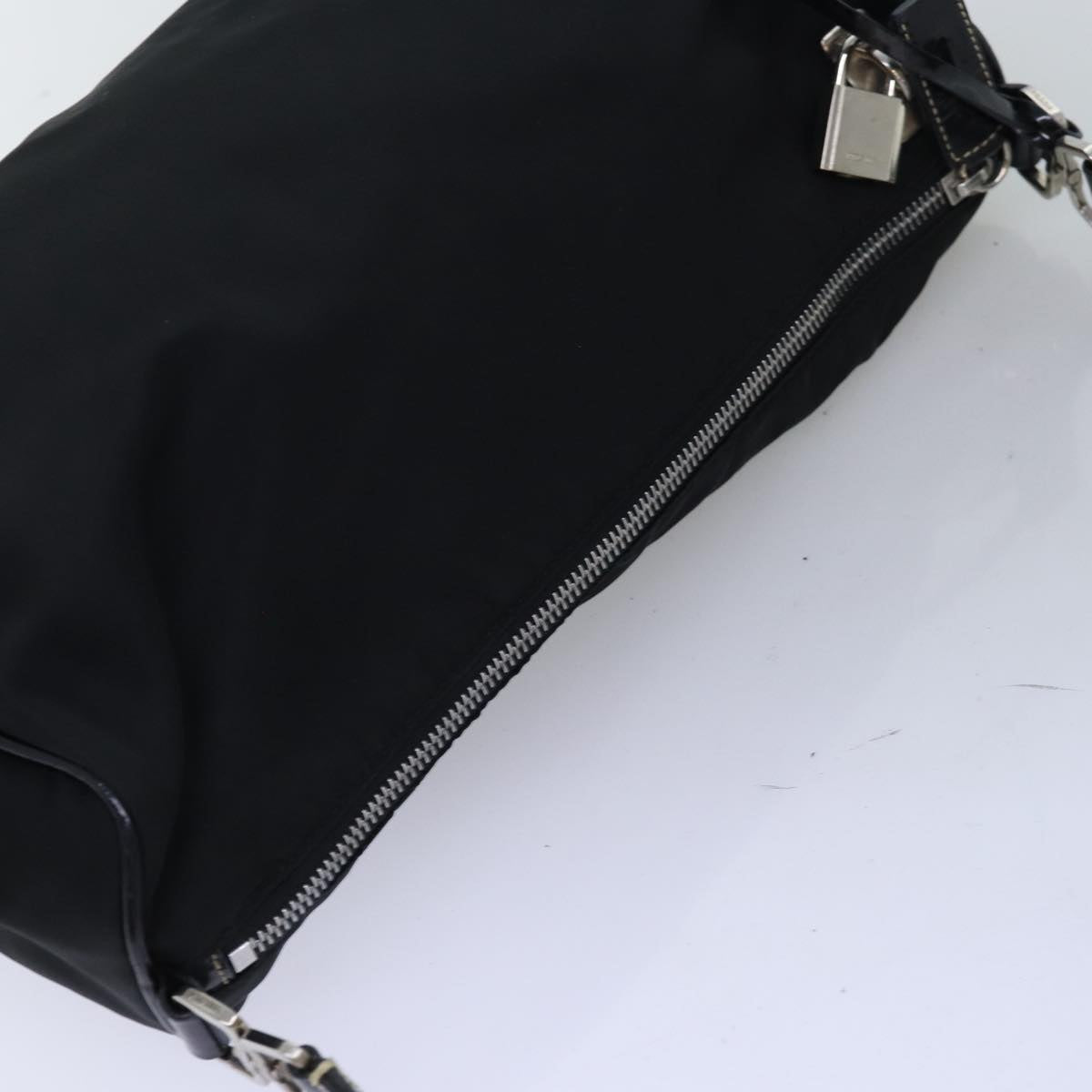 PRADA Shoulder Bag Nylon Black Auth am6210