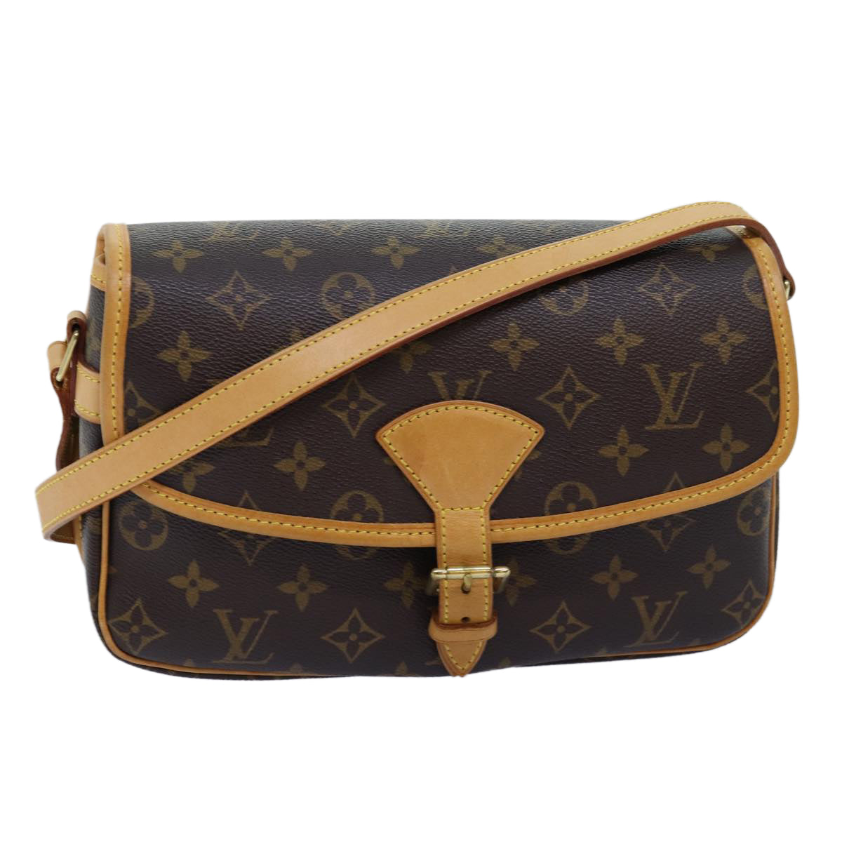 LOUIS VUITTON Monogram Sologne Shoulder Bag M42250 LV Auth am6211