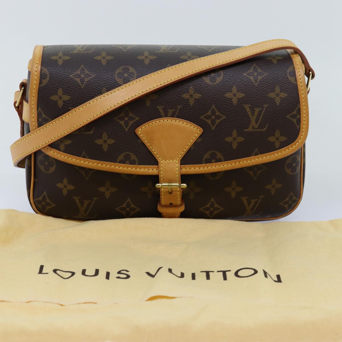 LOUIS VUITTON Monogram Sologne Shoulder Bag M42250 LV Auth am6211