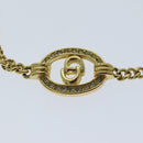 Christian Dior Bracelet Metal Gold Auth am6231-2