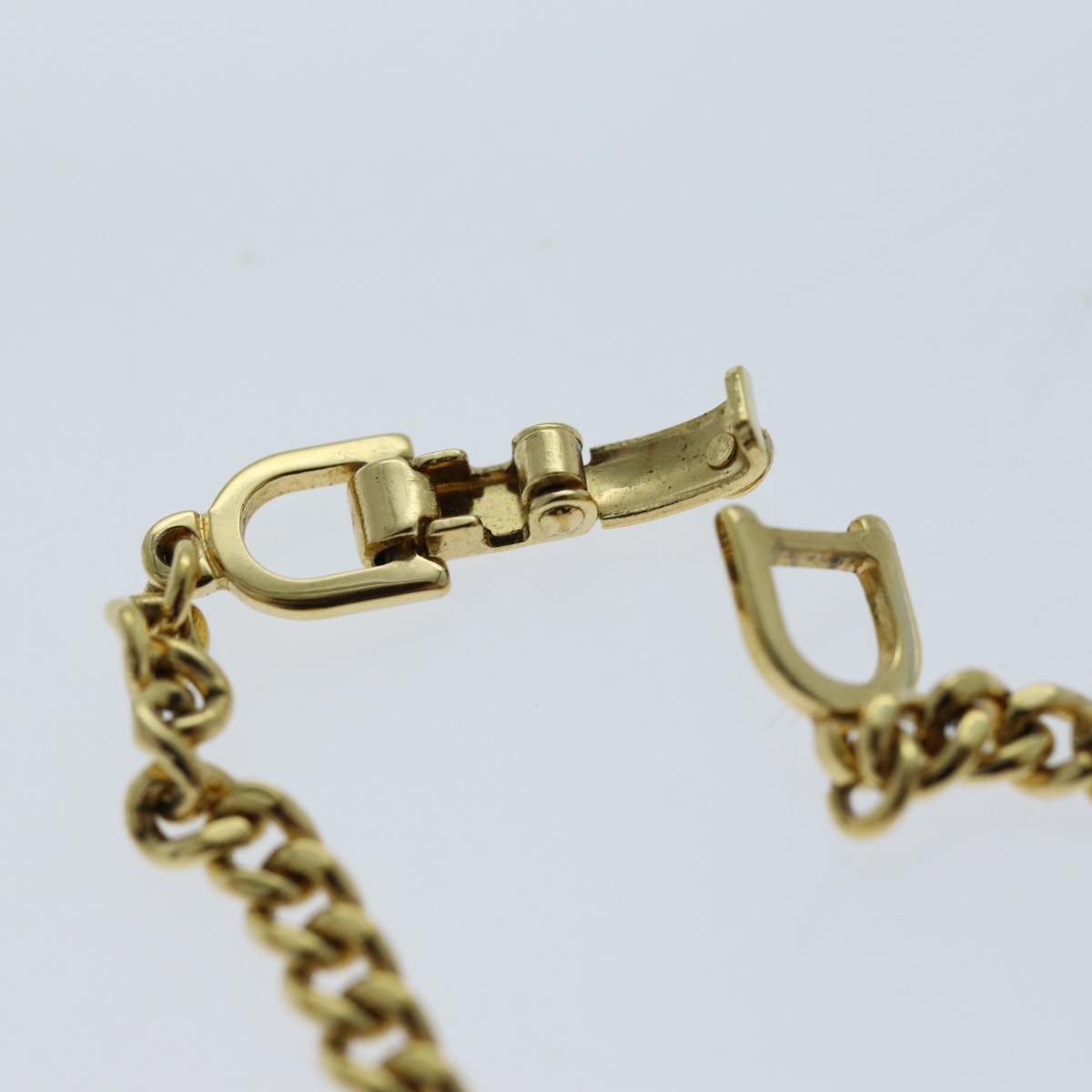 Christian Dior Bracelet Metal Gold Auth am6231