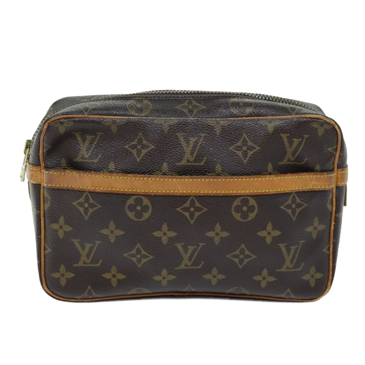 LOUIS VUITTON Monogram Compiegne 23 Clutch Bag M51847 LV Auth am6246