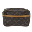 LOUIS VUITTON Monogram Compiegne 23 Clutch Bag M51847 LV Auth am6246-13