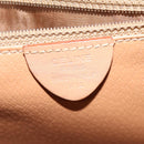 CELINE Macadam Canvas Shoulder Bag PVC Brown Auth am6264-17