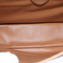 CELINE Macadam Canvas Shoulder Bag PVC Brown Auth am6264-18