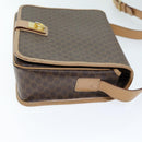 CELINE Macadam Canvas Shoulder Bag PVC Brown Auth am6264-4