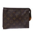 LOUIS VUITTON Monogram Poche Toilette 19 Pouch M47544 LV Auth am6268-1