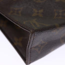 LOUIS VUITTON Monogram Poche Toilette 19 Pouch M47544 LV Auth am6268-15