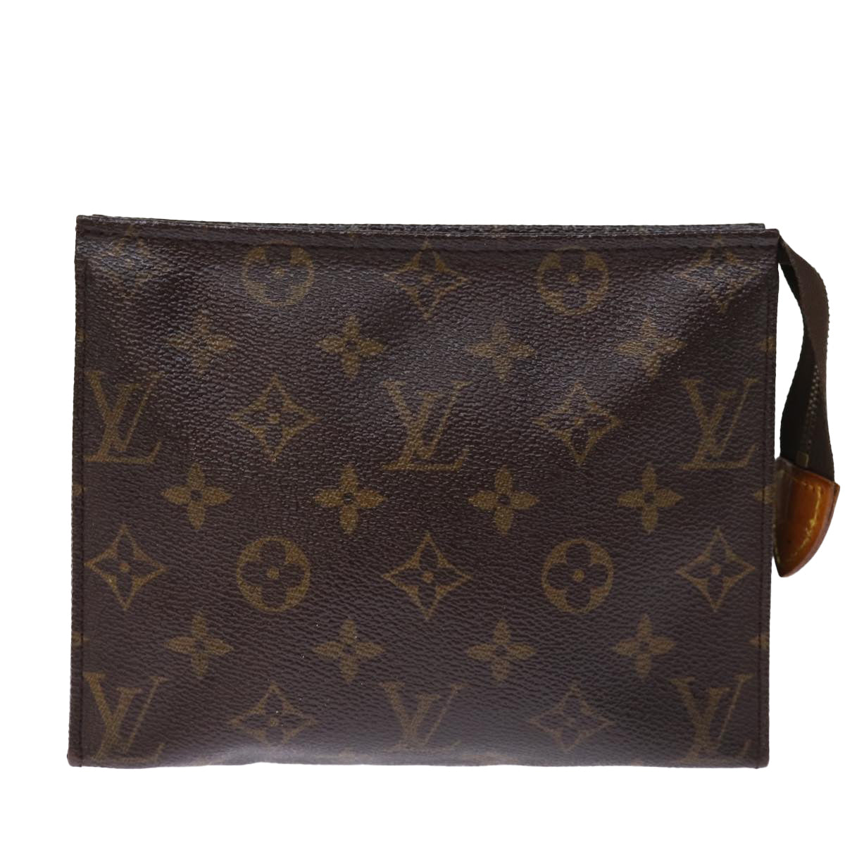 LOUIS VUITTON Monogram Poche Toilette 19 Pouch M47544 LV Auth am6268