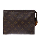 LOUIS VUITTON Monogram Poche Toilette 19 Pouch M47544 LV Auth am6268-13