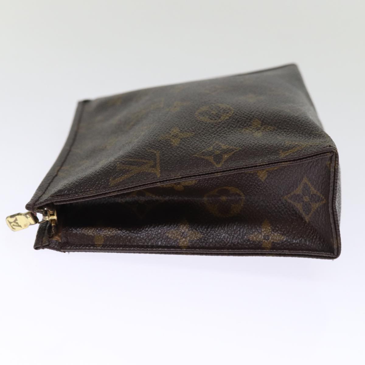 LOUIS VUITTON Monogram Poche Toilette 19 Pouch M47544 LV Auth am6268