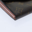 LOUIS VUITTON Monogram Portefeuille Sarah Rose Valerine M62235 LV Auth am6274-17
