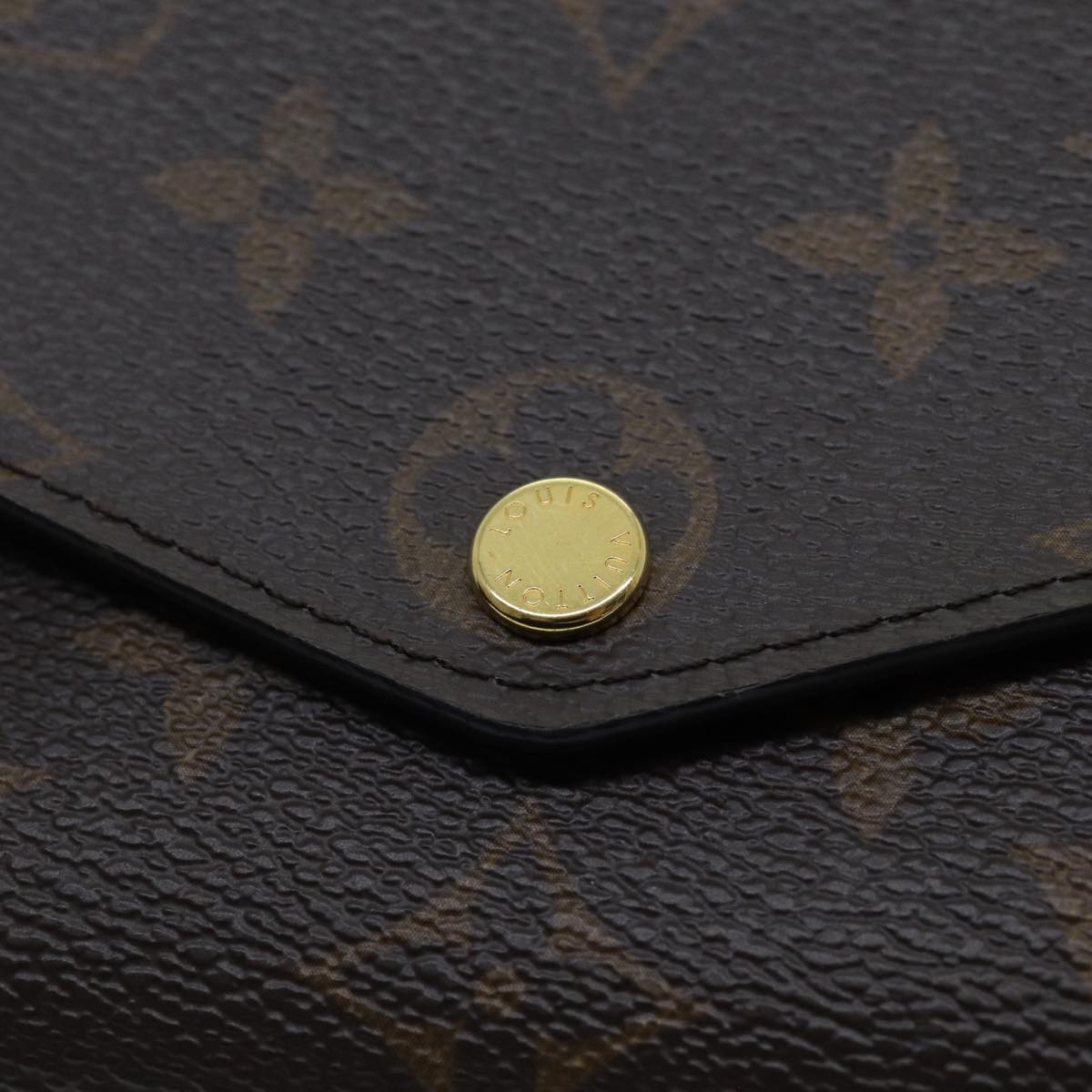 LOUIS VUITTON Monogram Portefeuille Sarah Rose Valerine M62235 LV Auth am6274