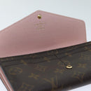 LOUIS VUITTON Monogram Portefeuille Sarah Rose Valerine M62235 LV Auth am6274-8