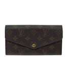LOUIS VUITTON Monogram Portefeuille Sarah Rose Valerine M62235 LV Auth am6274-13