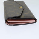 LOUIS VUITTON Monogram Portefeuille Sarah Rose Valerine M62235 LV Auth am6274-4
