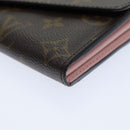 LOUIS VUITTON Monogram Portefeuille Sarah Rose Valerine M62235 LV Auth am6274-14