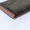 LOUIS VUITTON Monogram Portefeuille Sarah Rose Valerine M62235 LV Auth am6274-15