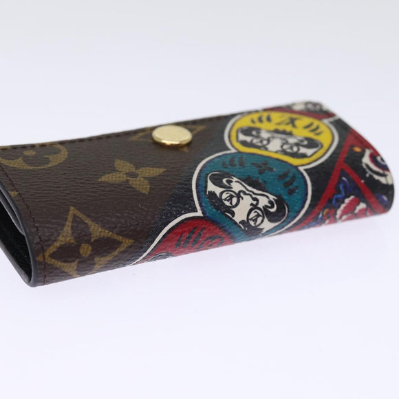 LOUIS VUITTON Monogram Kabuki Daruma Multicles 4 Key Case M67252 LV Auth am6279