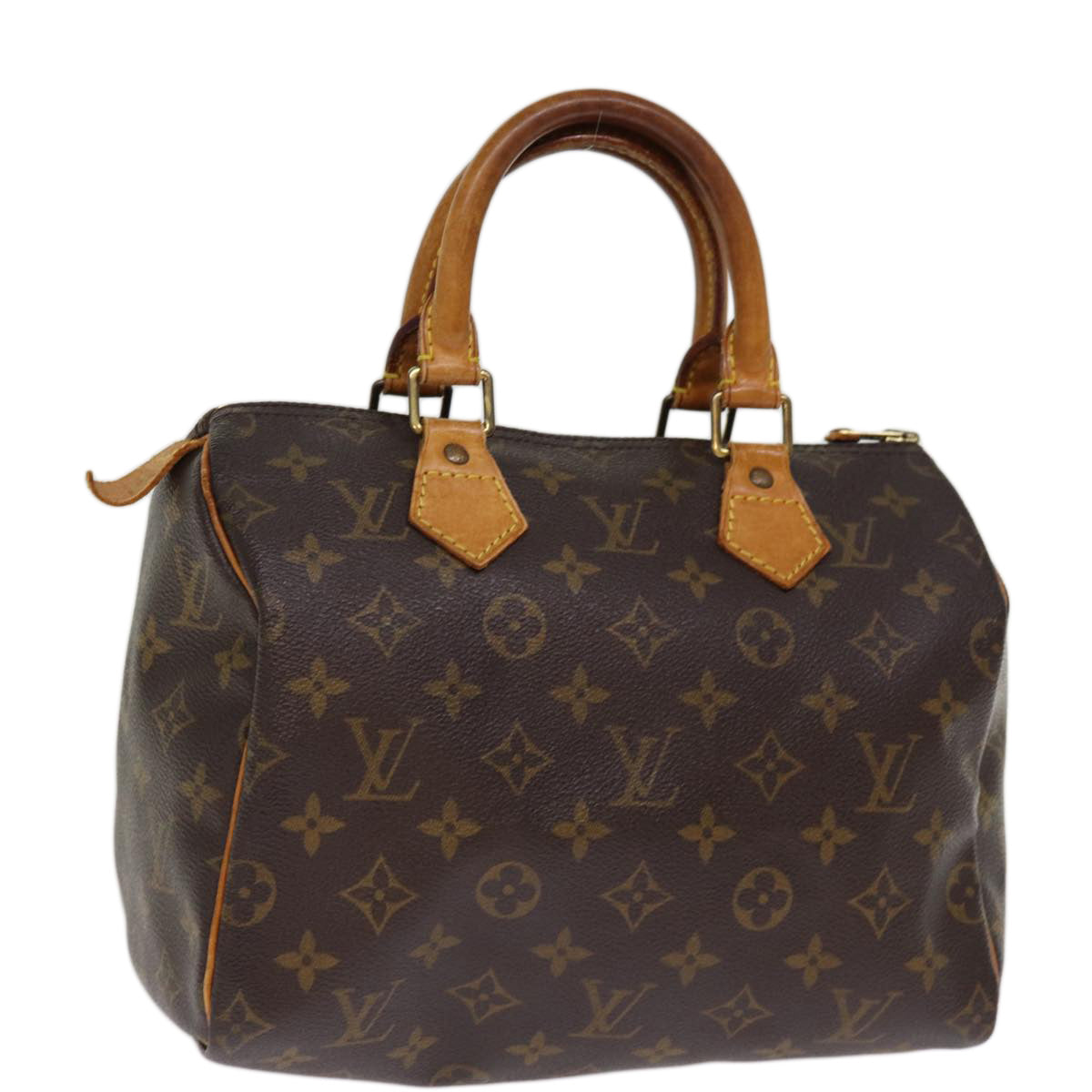 LOUIS VUITTON Monogram Speedy 25 Hand Bag M41528 LV Auth am6280