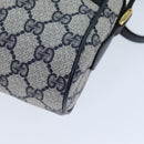 GUCCI GG Supreme Sherry Line Shoulder Bag PVC Navy Red 56 02 004 Auth am6288-14