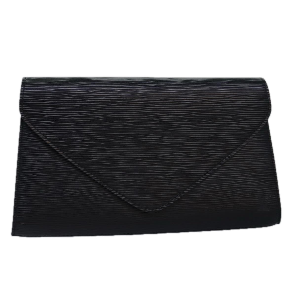 LOUIS VUITTON Epi Art Deco Clutch Bag Black M52632 LV Auth am6314