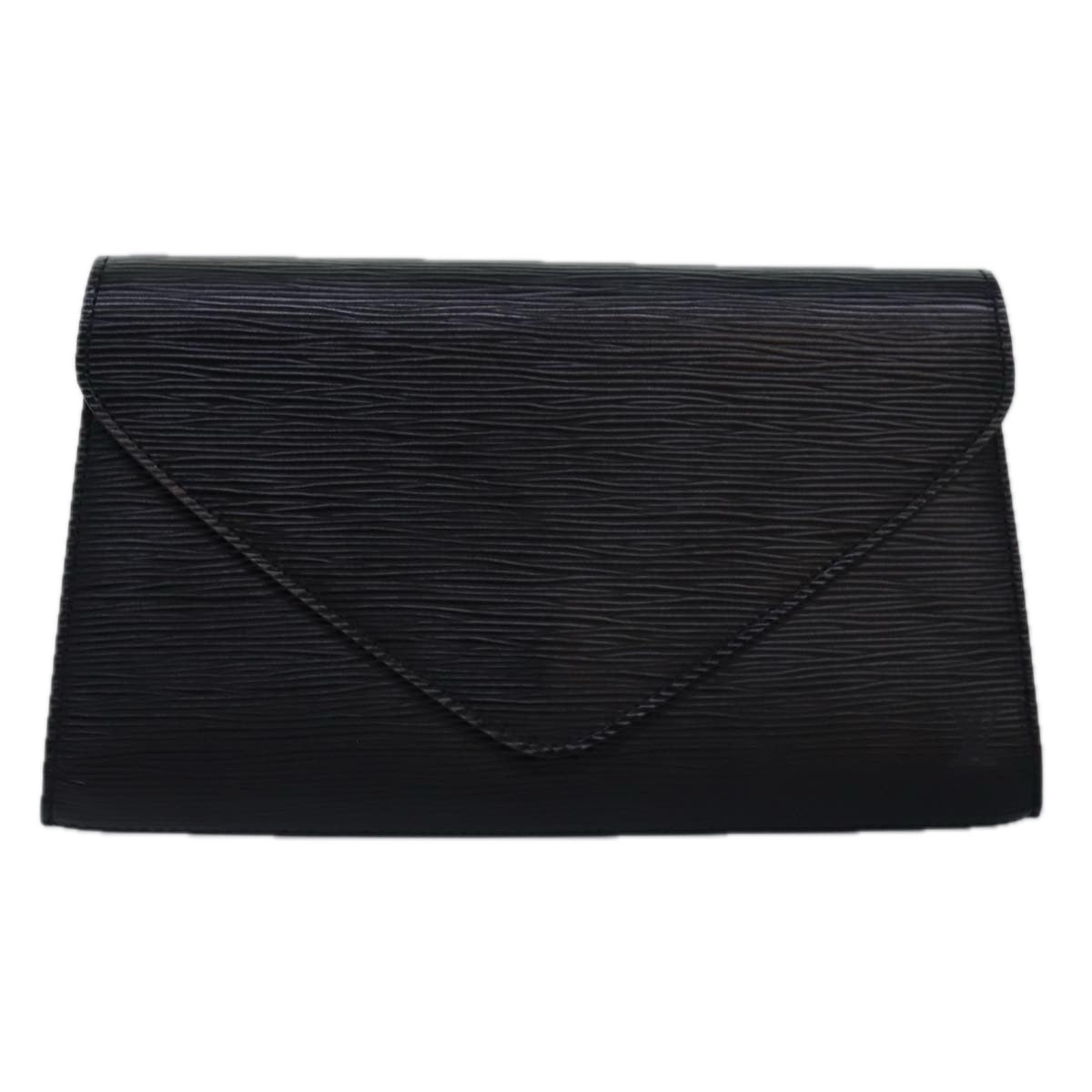 LOUIS VUITTON Epi Art Deco Clutch Bag Black M52632 LV Auth am6314