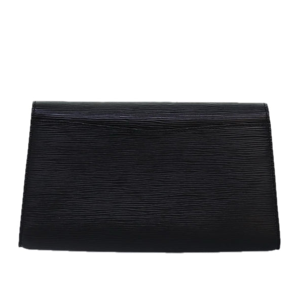 LOUIS VUITTON Epi Art Deco Clutch Bag Black M52632 LV Auth am6314