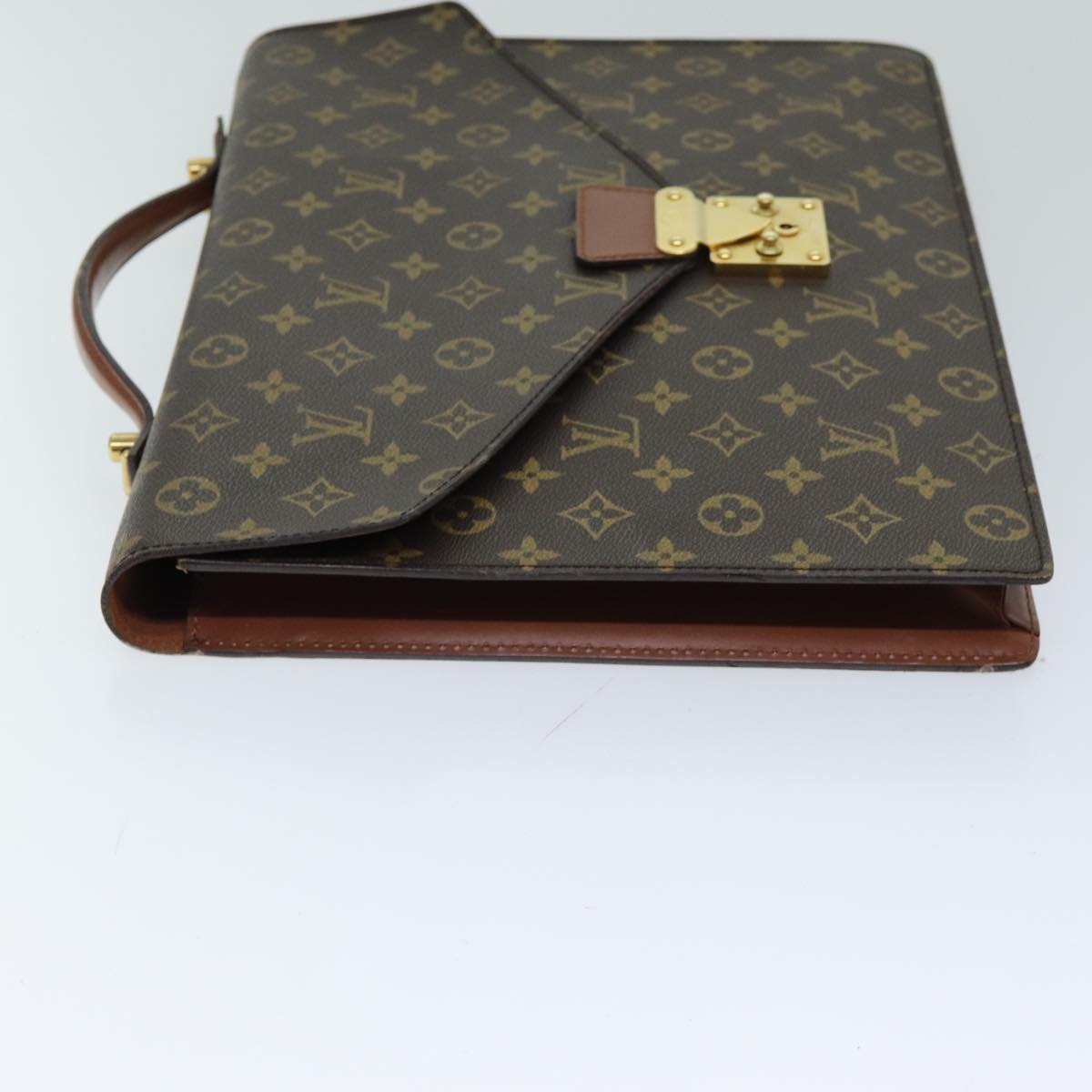 LOUIS VUITTON Monogram Porte Documents Bandouliere Bag M53338 LV Auth am6315