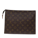 LOUIS VUITTON Monogram Poche Toilette 26 Pouch M47542 LV Auth am6319-2