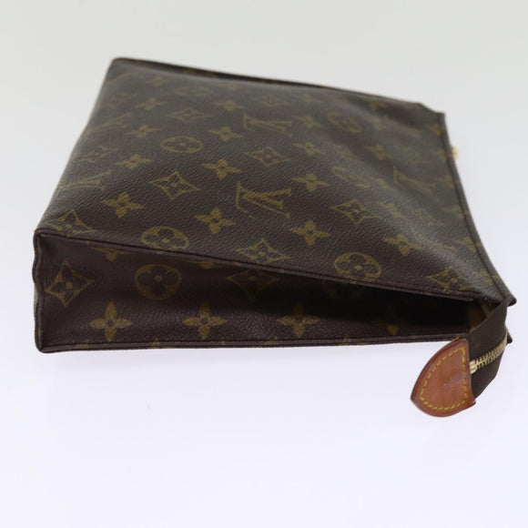 LOUIS VUITTON Monogram Poche Toilette 26 Pouch M47542 LV Auth am6319