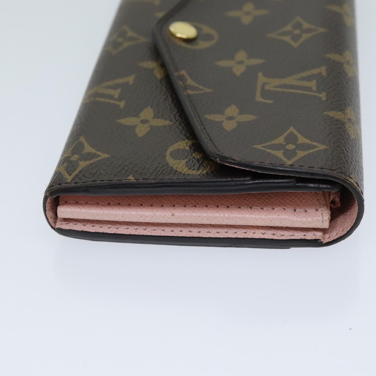 LOUIS VUITTON Monogram Portefeuille Sarah Rose Valerine M62235 LV Auth am6324