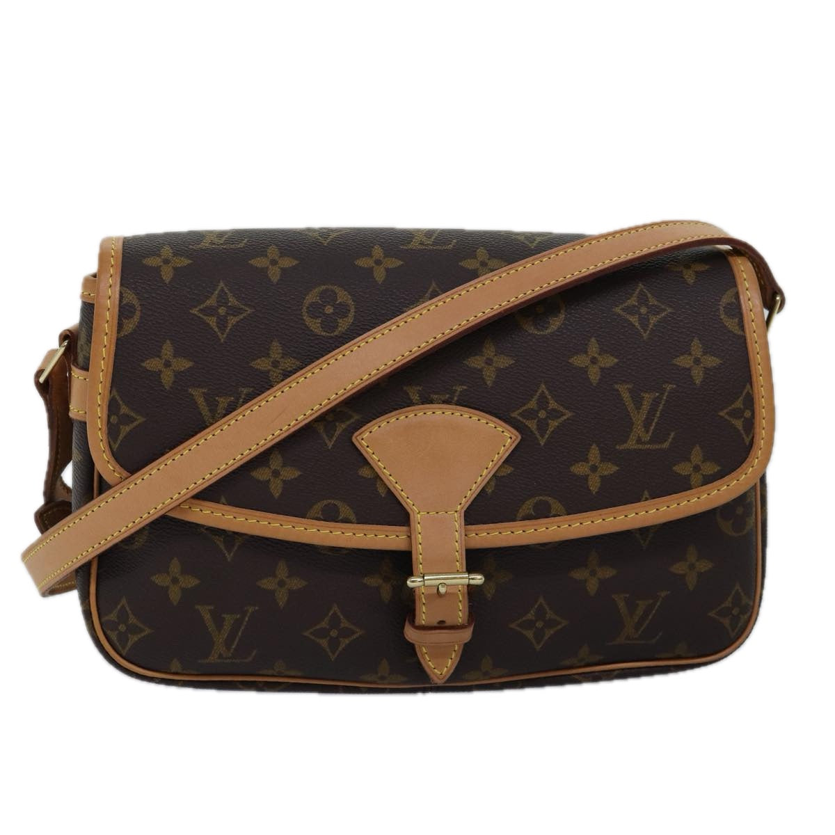 LOUIS VUITTON Monogram Sologne Shoulder Bag M42250 LV Auth am6340A