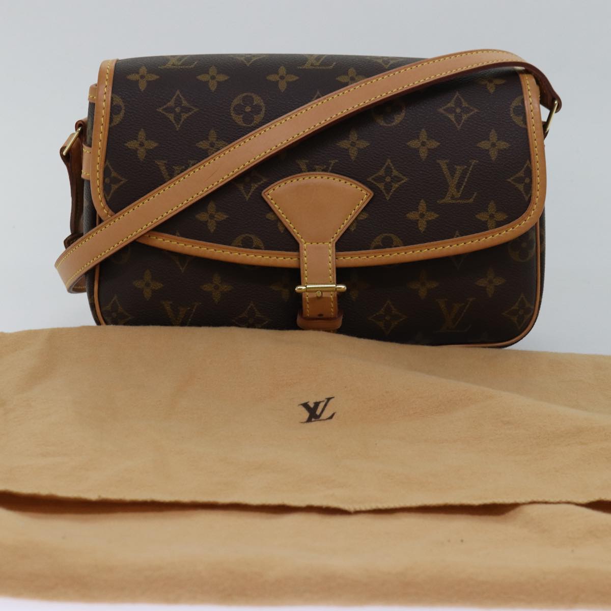 LOUIS VUITTON Monogram Sologne Shoulder Bag M42250 LV Auth am6340A