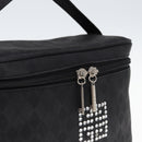 GIVENCHY Vanity Cosmetic Pouch Nylon Black Auth am6346-6