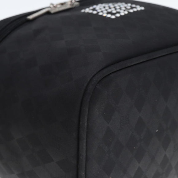 GIVENCHY Vanity Cosmetic Pouch Nylon Black Auth am6346