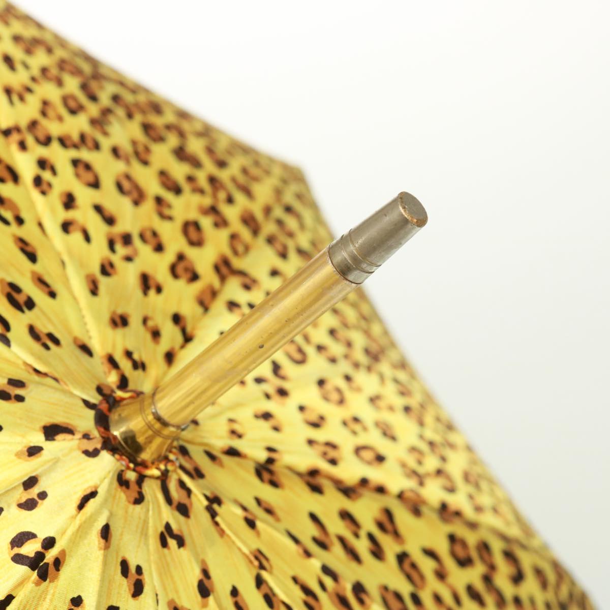 Gianni Versace Umbrella Nylon Yellow Auth am6353