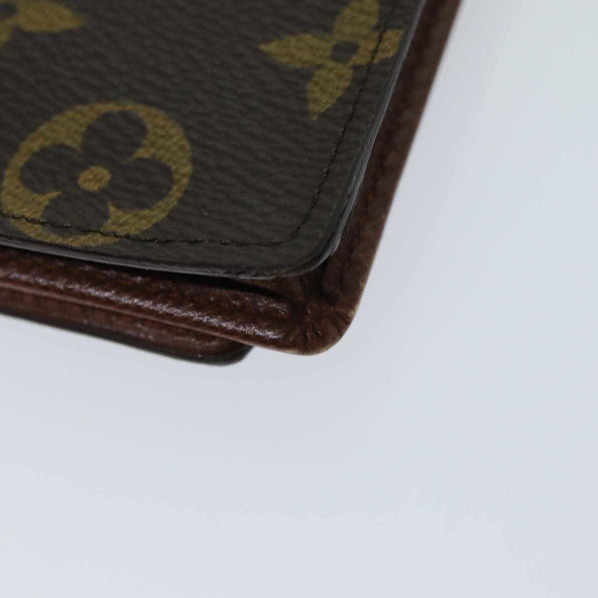 LOUIS VUITTON Monogram Porte Cartes Credit Billfold Wallet M60825 LV Auth am6359